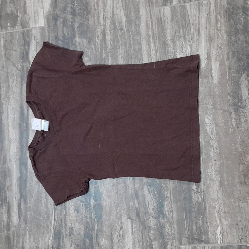 Girl size medium hybrid tees brown t-shirt